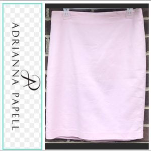 Adrianna Papell soft pink pencil skirt